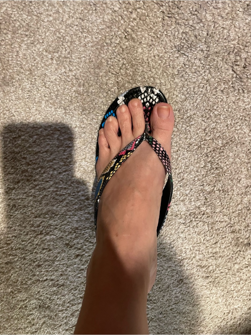 Vince Camuto Multicolor Snake-Print Heeled Sandals